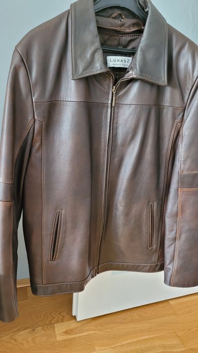 Kurtka skórzana męska L