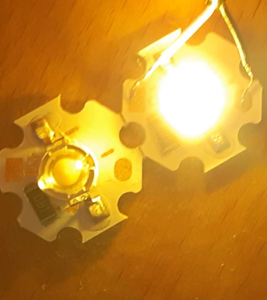 Power Led 3 Watt, 3,7V 2000K złotożółty