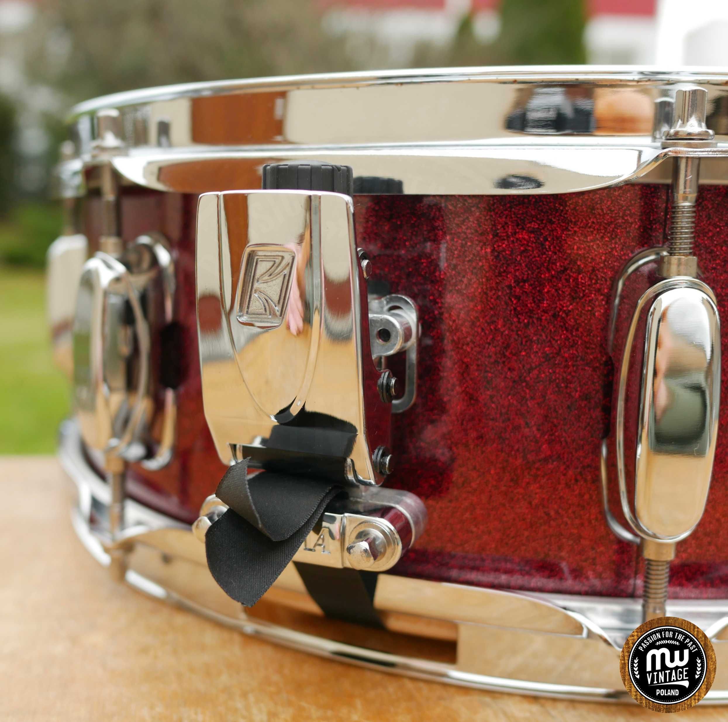 Werbel Tama Silverstar Birch 14” x 5” Burgundy Sparkle ‼️
