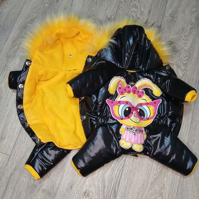 Зимовий комбінезон для собак з закритим животиком. Зимний комбез