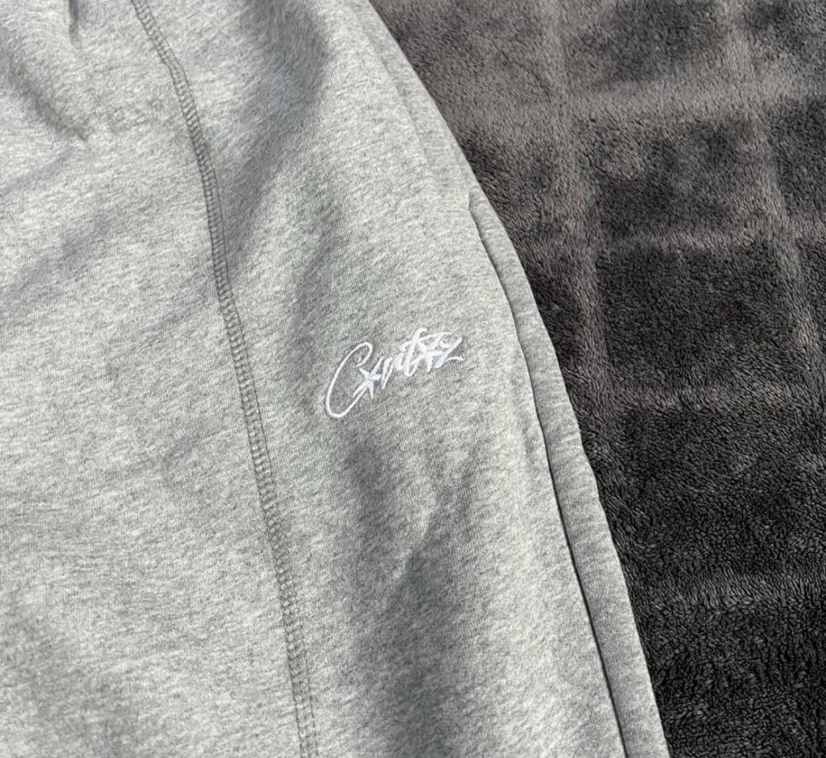 Штаны corteiz grey and black