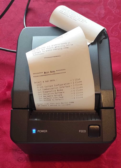 Impressora Térmica de Talões Toshiba TRST-A10