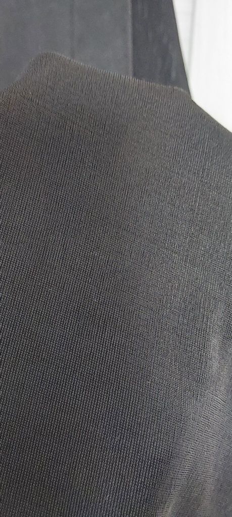 Czarne spodnie szerokie nogawki letnie xl przewiewne vintage