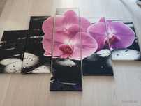 Obraz tryptyk orchidea