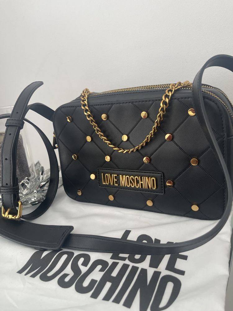 Nowa torebka Love Moschino złote dżety.