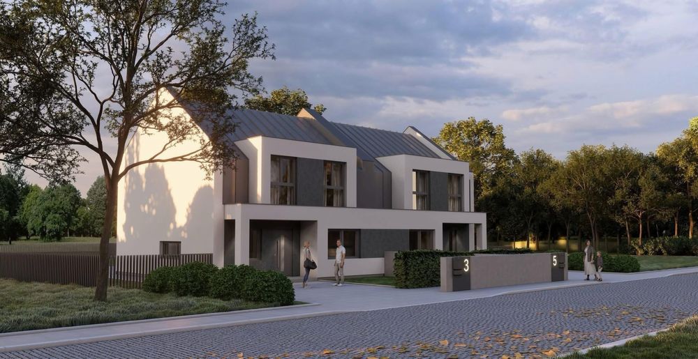 Dom w zabudowie bliźniaczej W&W Development Jarocin