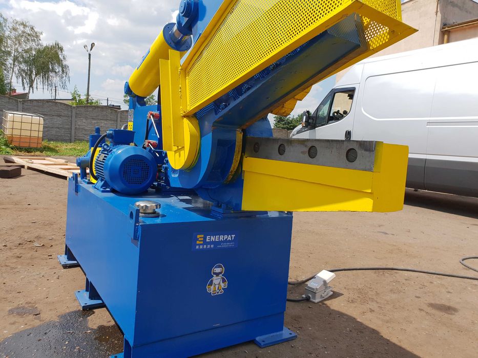 nożyce do cięcia rur profili złomu stali aligator szczęka gilotyna