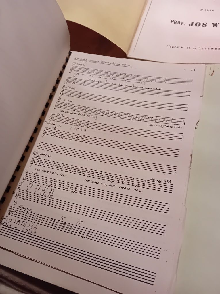 Conjunto de 3 Livros Antigos Curso Pedagodia Musical