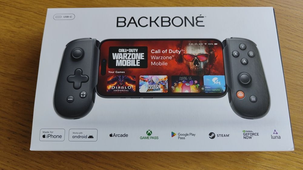 Kontroler Backbone usb-c android iphone