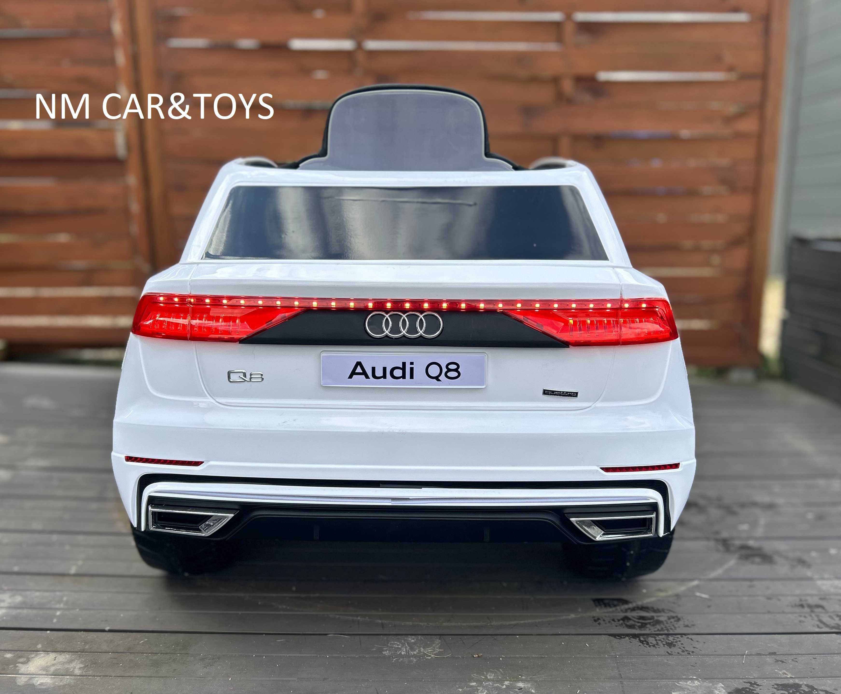AUDI Q8 Auto na akumulator Pojazd samochód Autko Pilot Miękkie koła