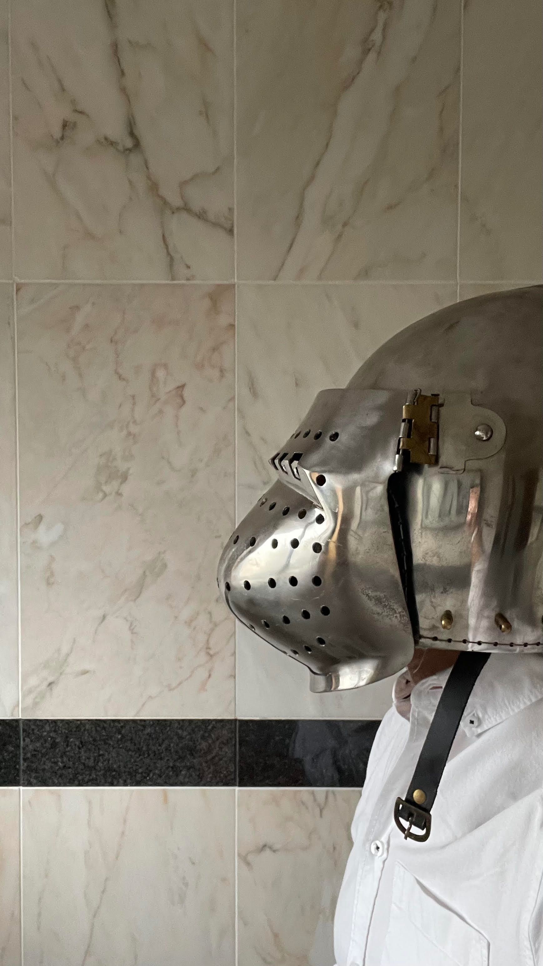 Capacete (Elmo) Medieval de Combate – HEMA, Esgrima Histórica, LARP