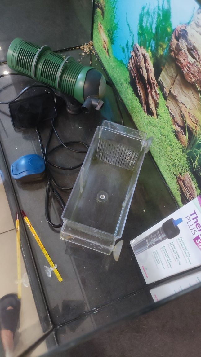 Akwarium 60l +wyposażenie