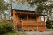 Całoroczny  domek  nad jeziorem