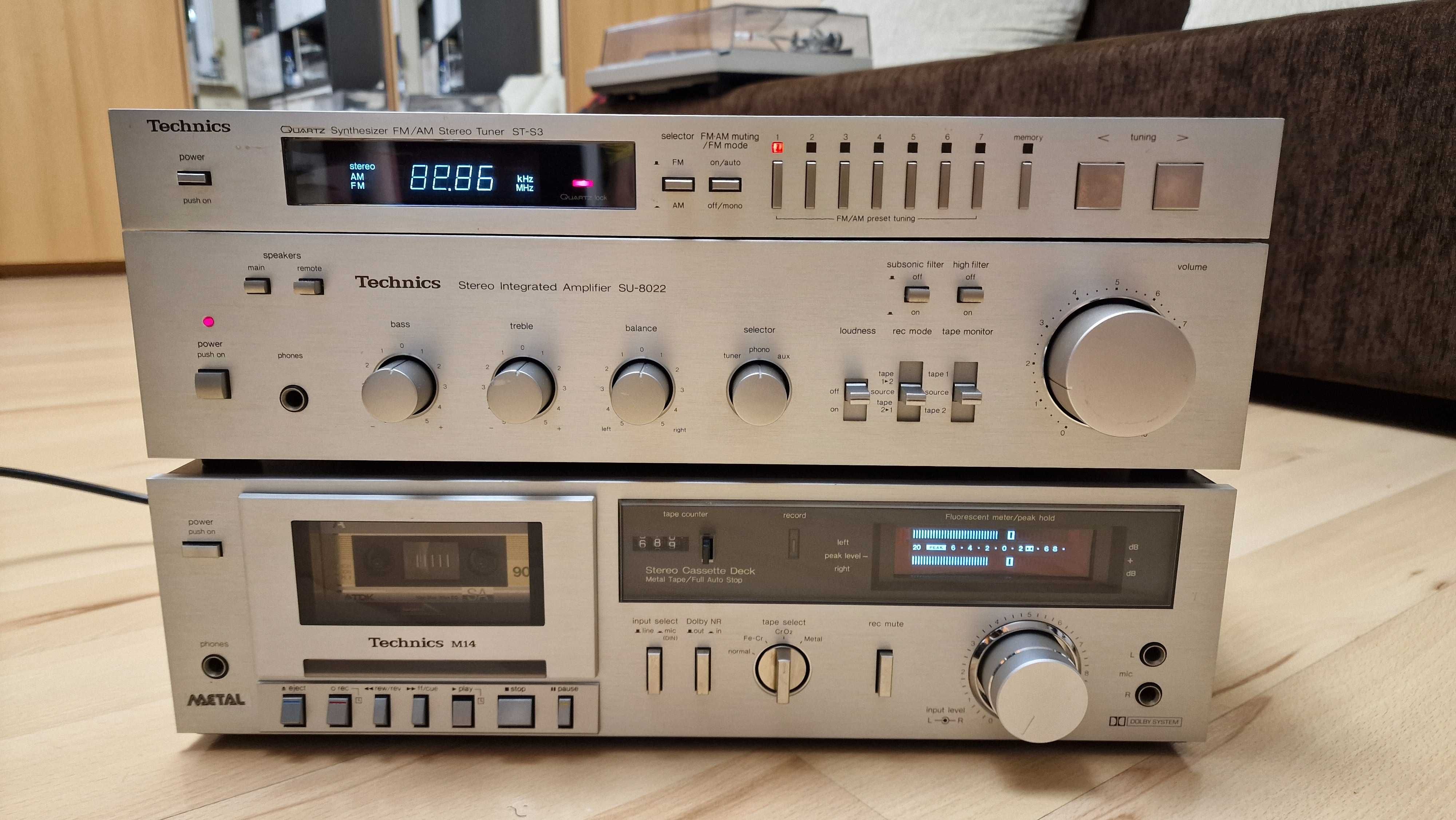 Technics wieża ST-S3; SU-8022; RS-M14