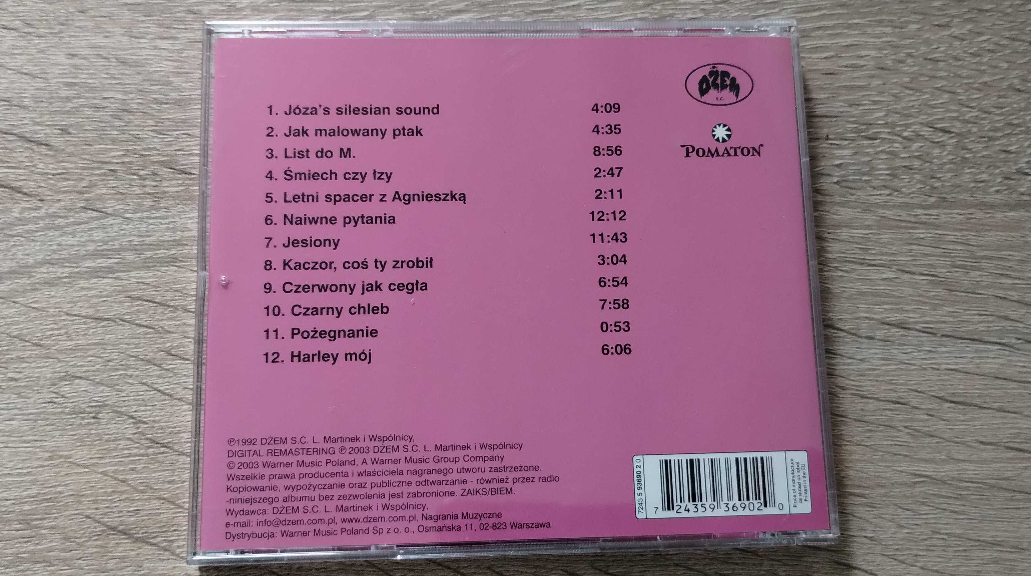 CD Dżem "Wehikuł czasu. Spodek 1992 vol. 2" 2003