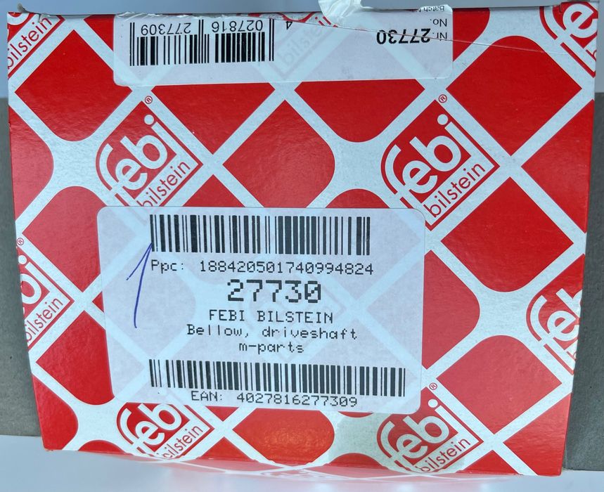 FEBI BILSTEIN 27730 Fole, veio de transmissão