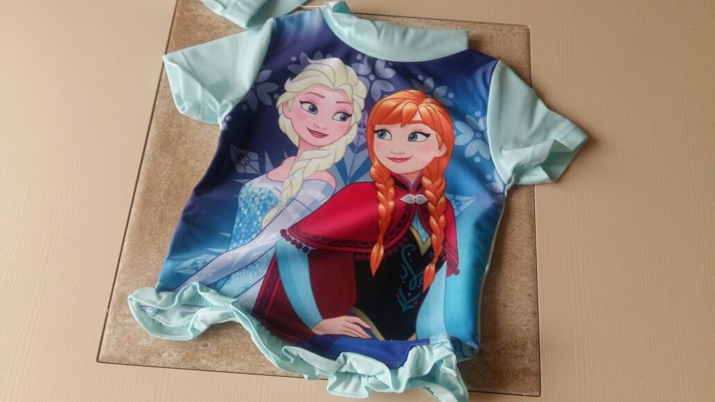 Купальник с УФ - защитой Frozen. Размер 74-80. Disney (Бельгия).
