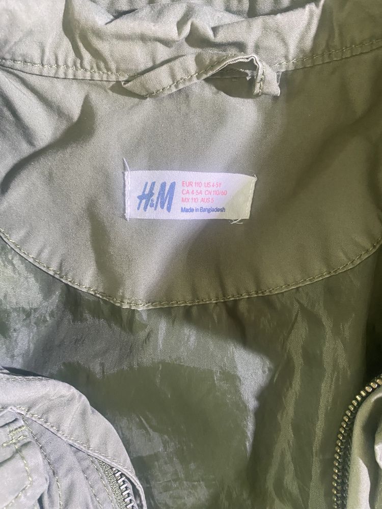 Wojskowa kurtka dla chłopca H&M