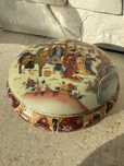 Stara sygnowana Chińska szkatulka z porcelany ręcznie malowana