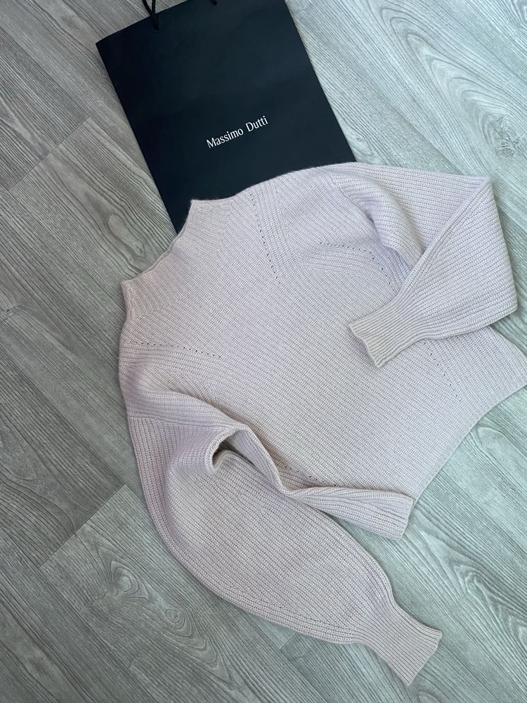 Пудровий джемпер 100% baby cashmere