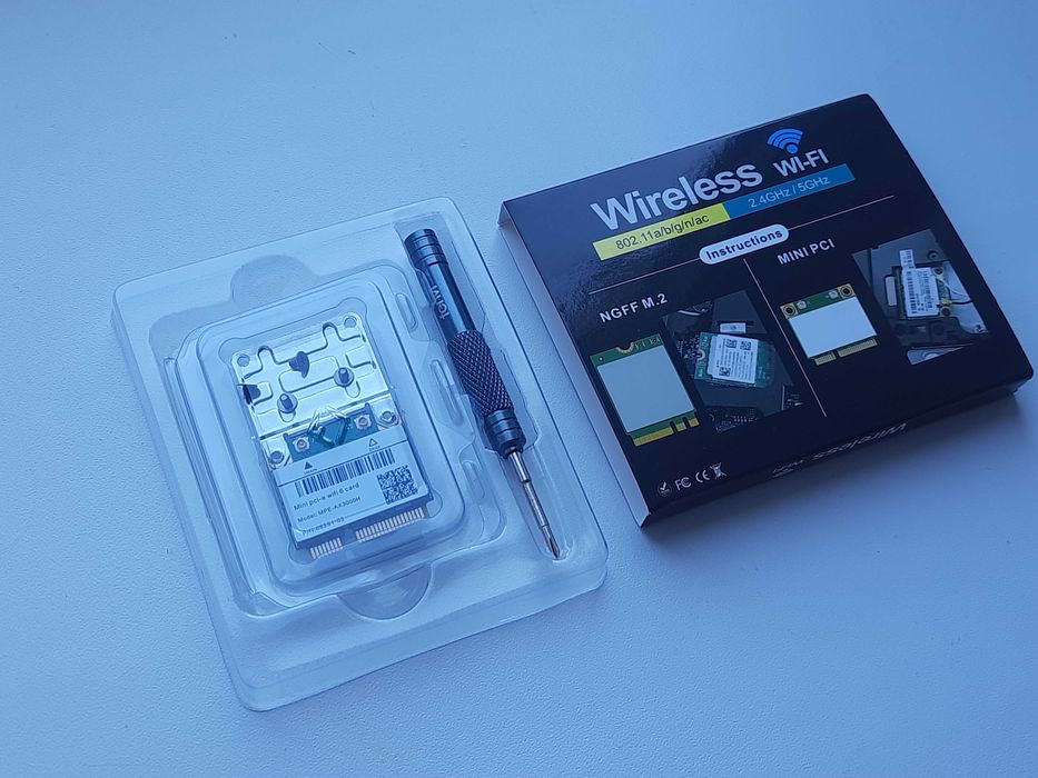 Новий модуль Wi-Fi 6 Intel MPE-AX3000H + Bluetooth 5.2