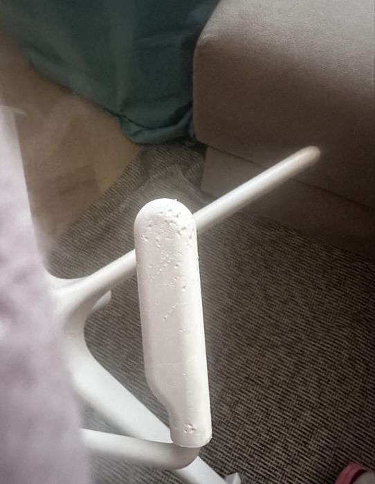 IKEA LANGFJALL krzesło obrotowe bez podłokietników RÓŻOWY