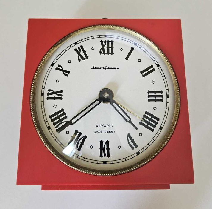 Zegar budzik Jantar 4 Jewels USSR CCCP