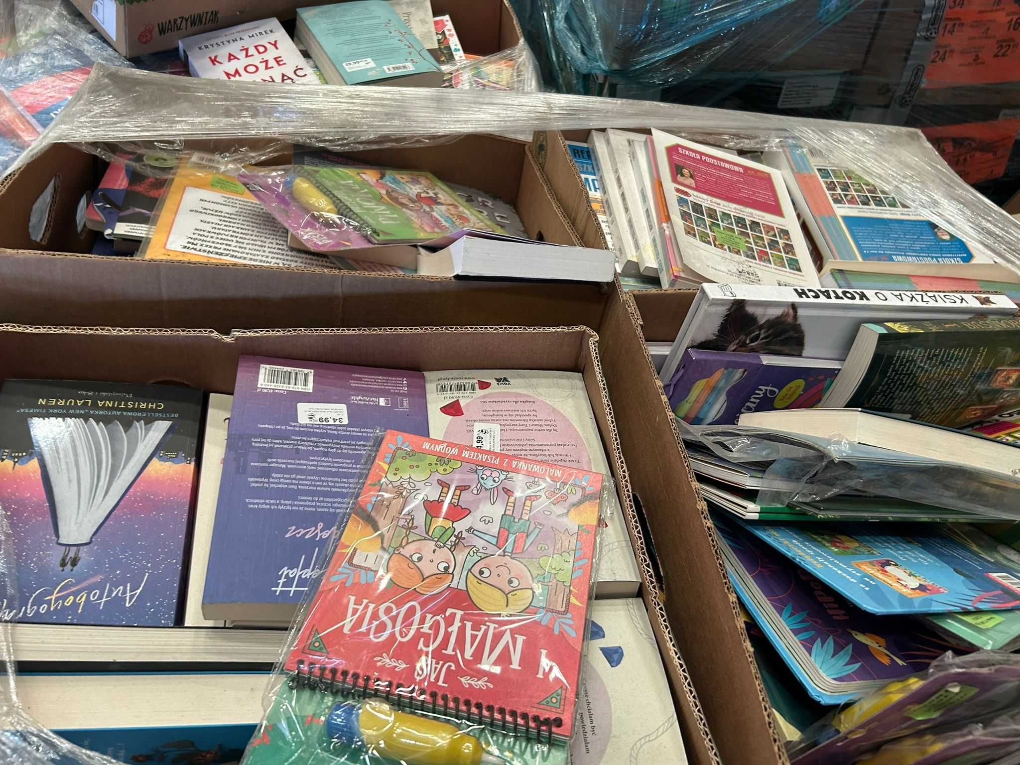 Książki - duża partia! Mix do biblioteki, sklepu, domu! Wszystkie nowe
