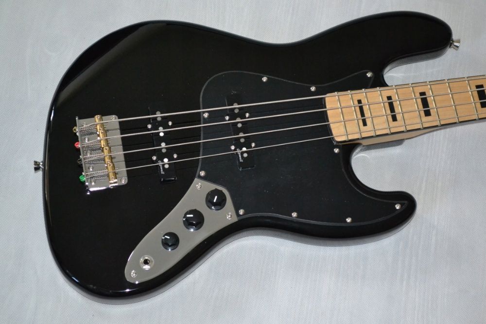 Harley Benton JB-75MN BK czarny BAS jazzbass - ustawiony!