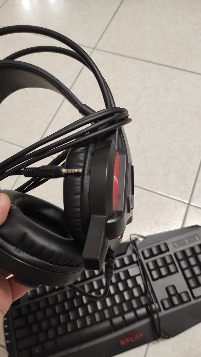 Teclado e phones gamer NPLAY