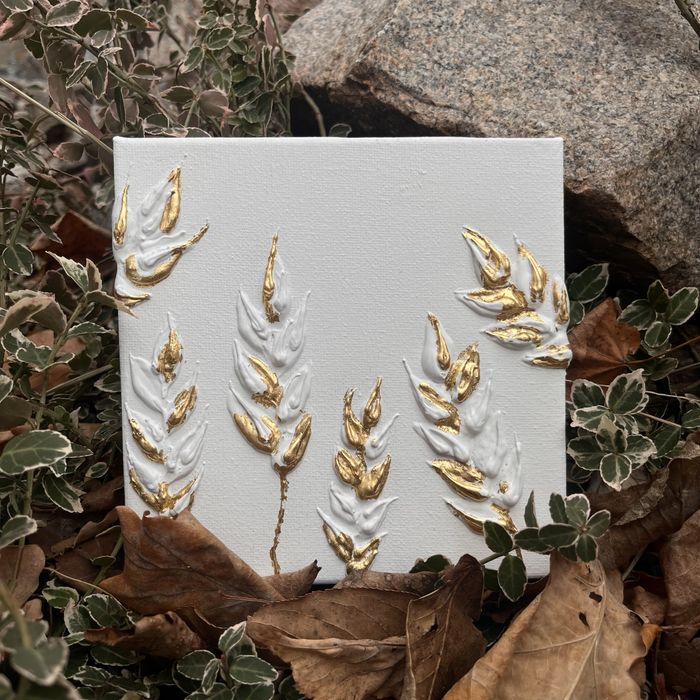 Інтерʼєрна картина мініатюра колоски/пшениця/колосок