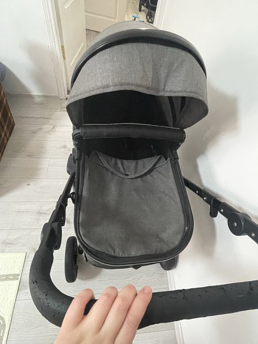 Коляска трансформер з реверсивним блоком + автокрісло