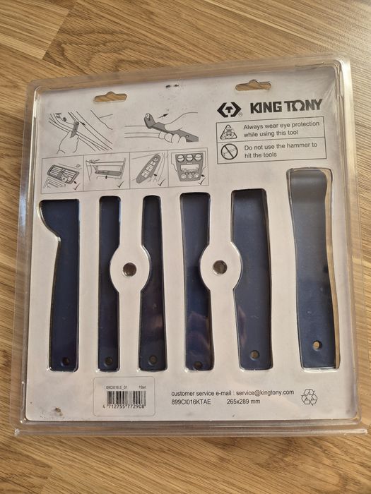 Набор съемников для обшивок салона лопатки KINGTONY 9CI016 6 предметов