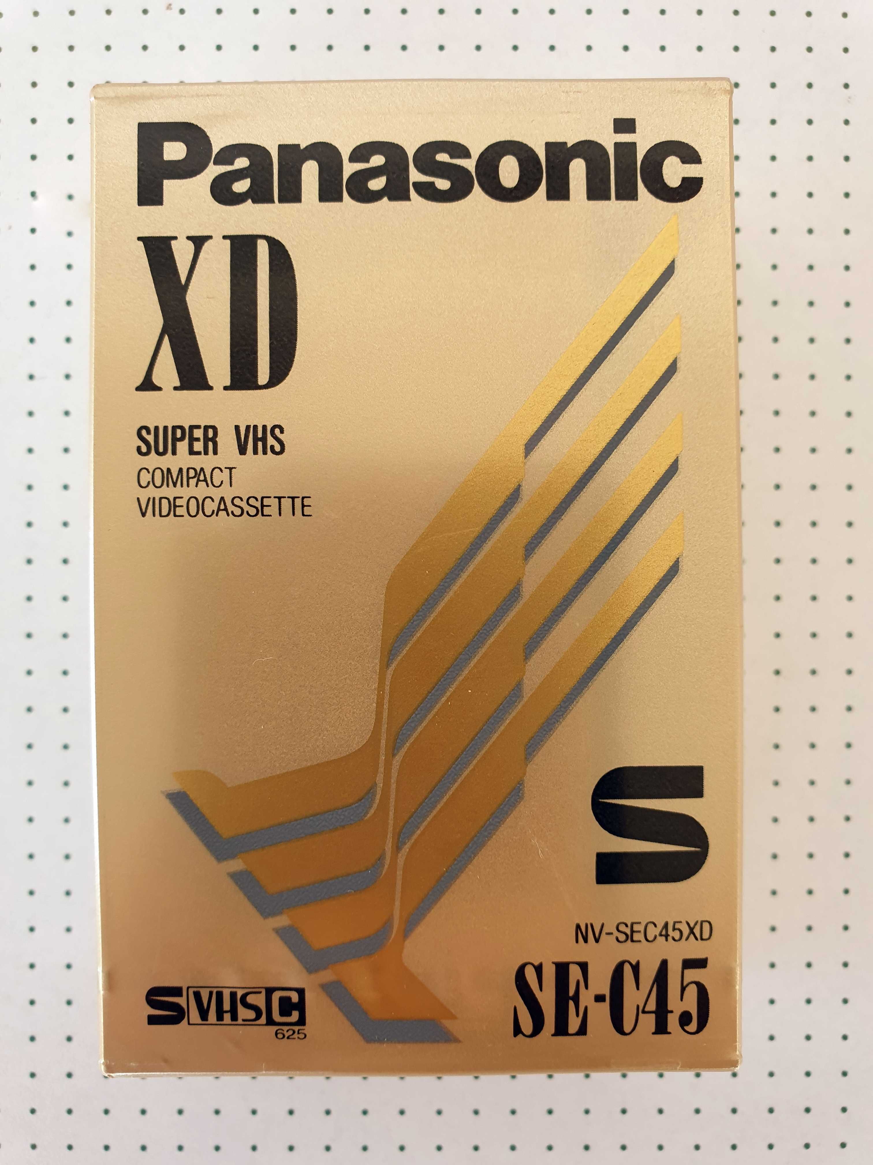 Cassete Virgem Super VHS-C SELADA Panasonic XD SE-C45 / NV-SEC45XD