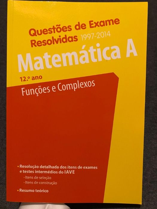 Matemática A - Livro de Preparação para Exame Nacional 12º ano