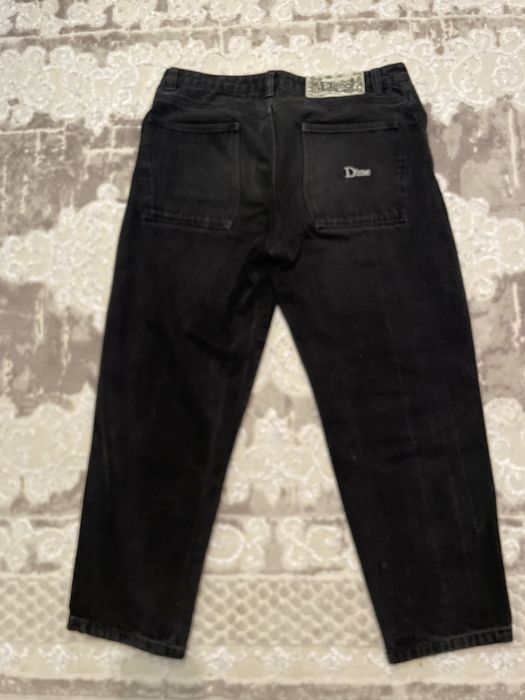 Джинси дайм:чорні,світлі(розмір м)