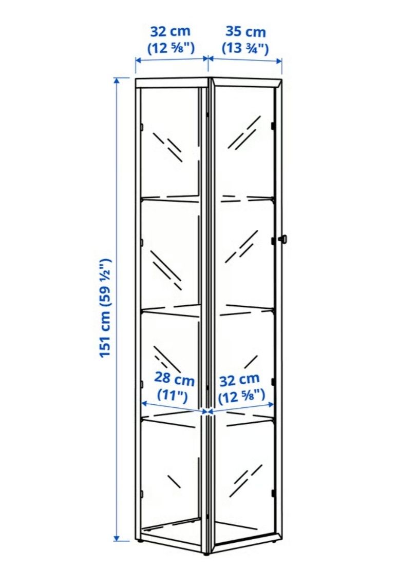 Gablota szklana Ikea