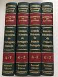 Dicionários Bertrand - Domingos de Azevedo 4 volumes Port/Fr + Fr/Port