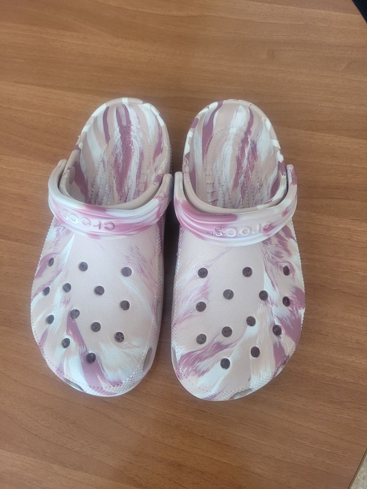 Крокси -сабо жіночі, classik marbled clog