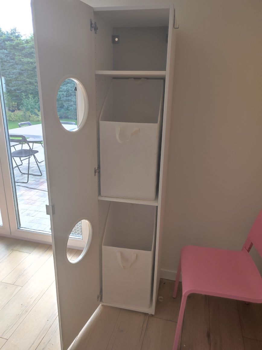 Szafka na rzeczy do prania, biały, 40x190 cm IKEA  NYSJON