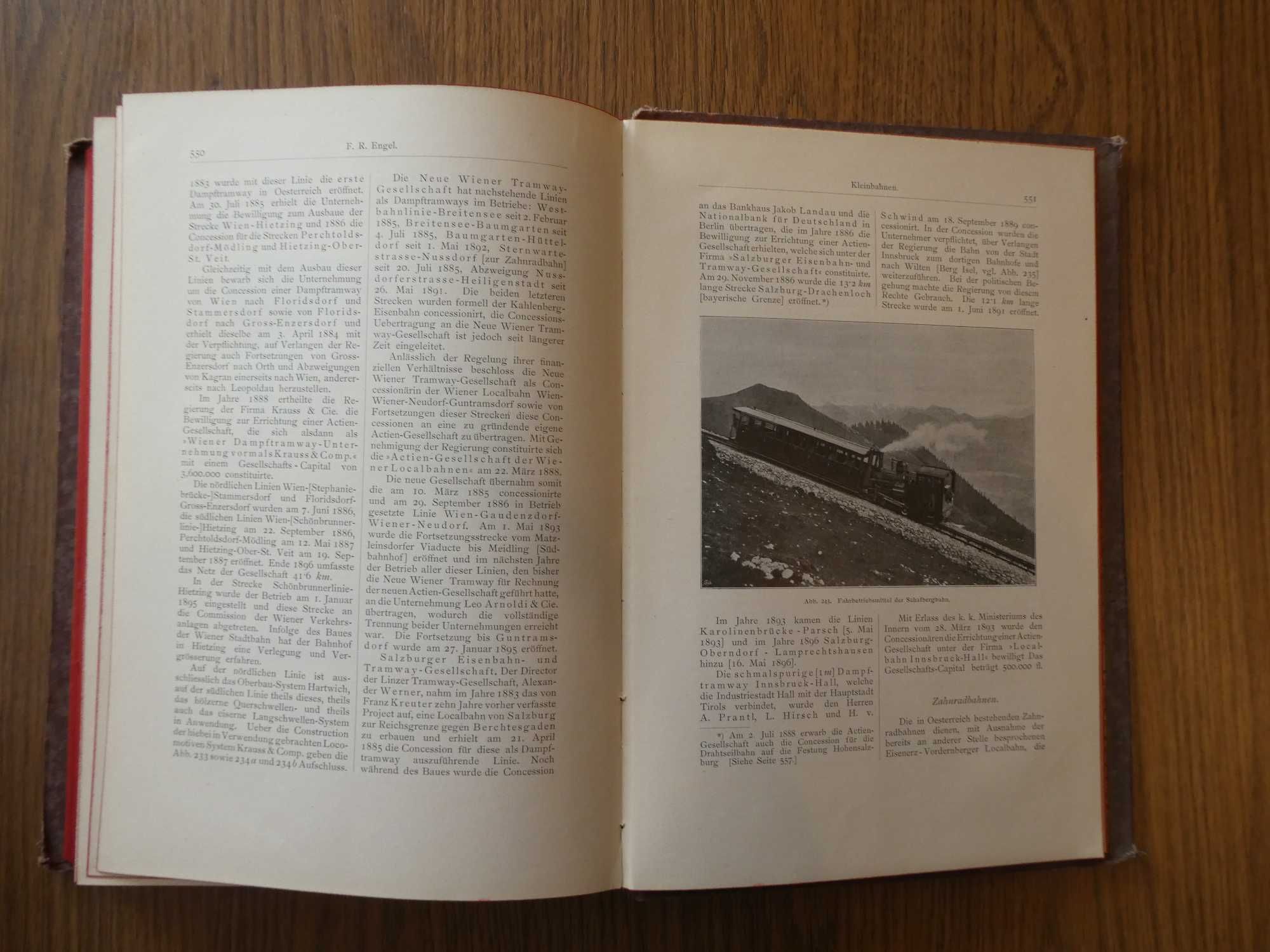 Historia kolei austro-węgierskiej (jęz.niem.) 1898 r - tom I, część II