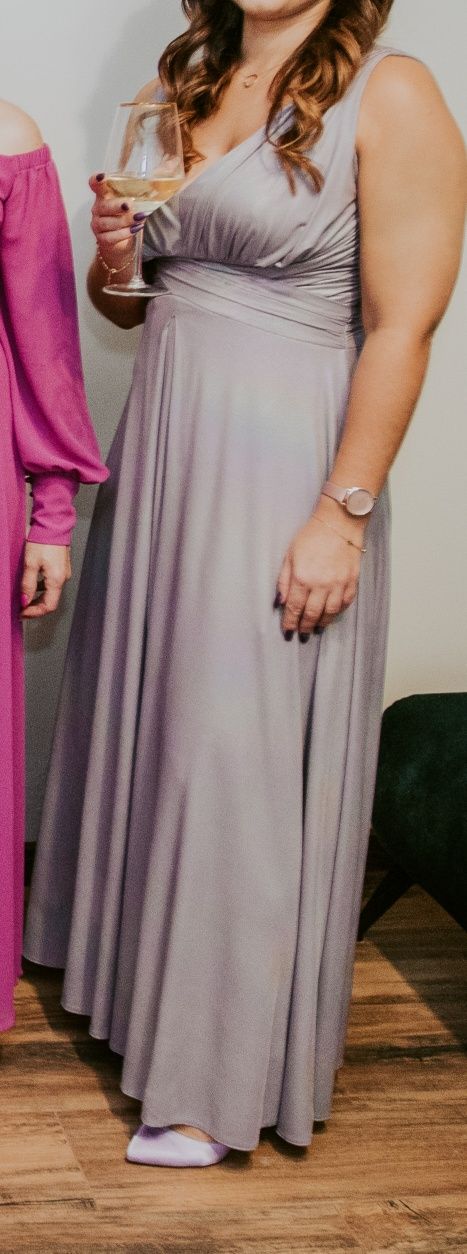Zjawiskowa sukienka holograficzna M/L