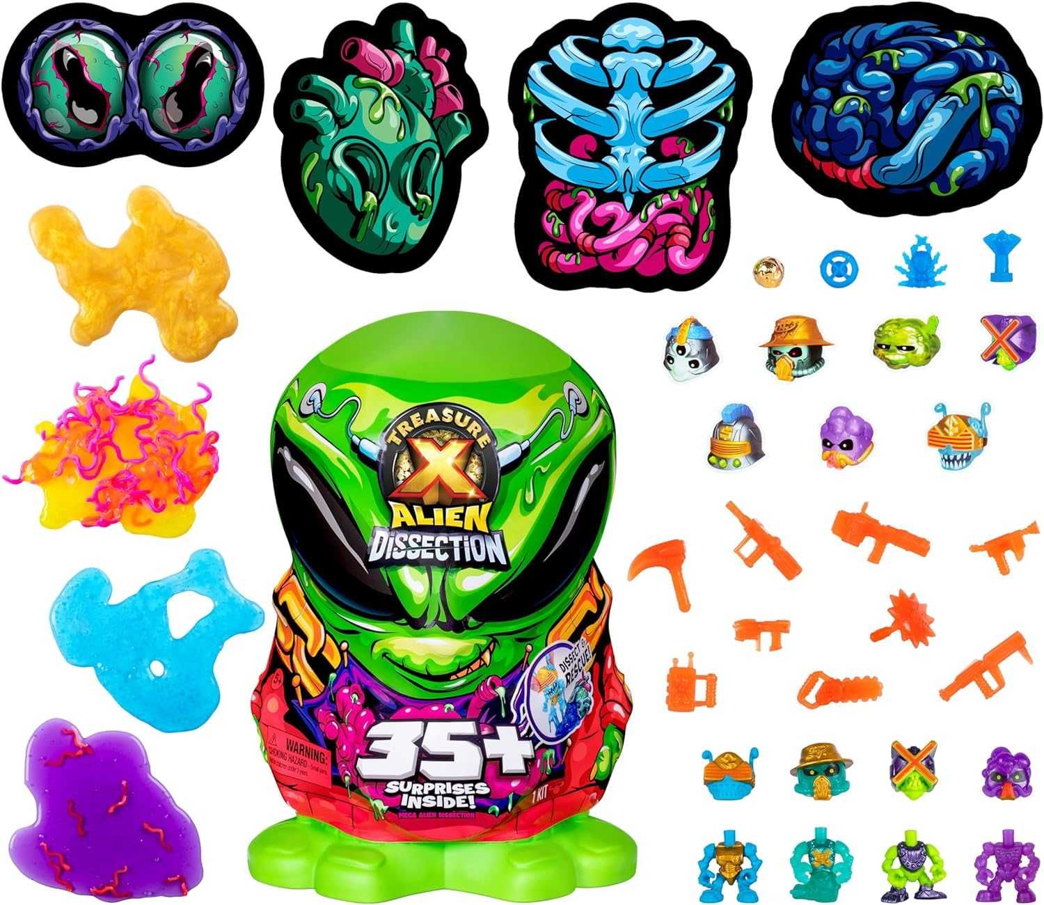 Набор сюрприз Treasure X Пришелец Treasure X Mega Alien Dissection