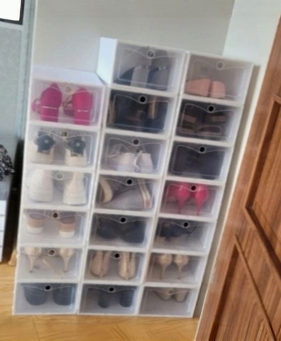 Nowy Zestaw 10x Organizer Na Buty Regał Biały