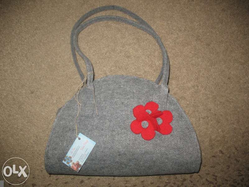torebka filcowa/z filcu nowa z metką handmade unikat
