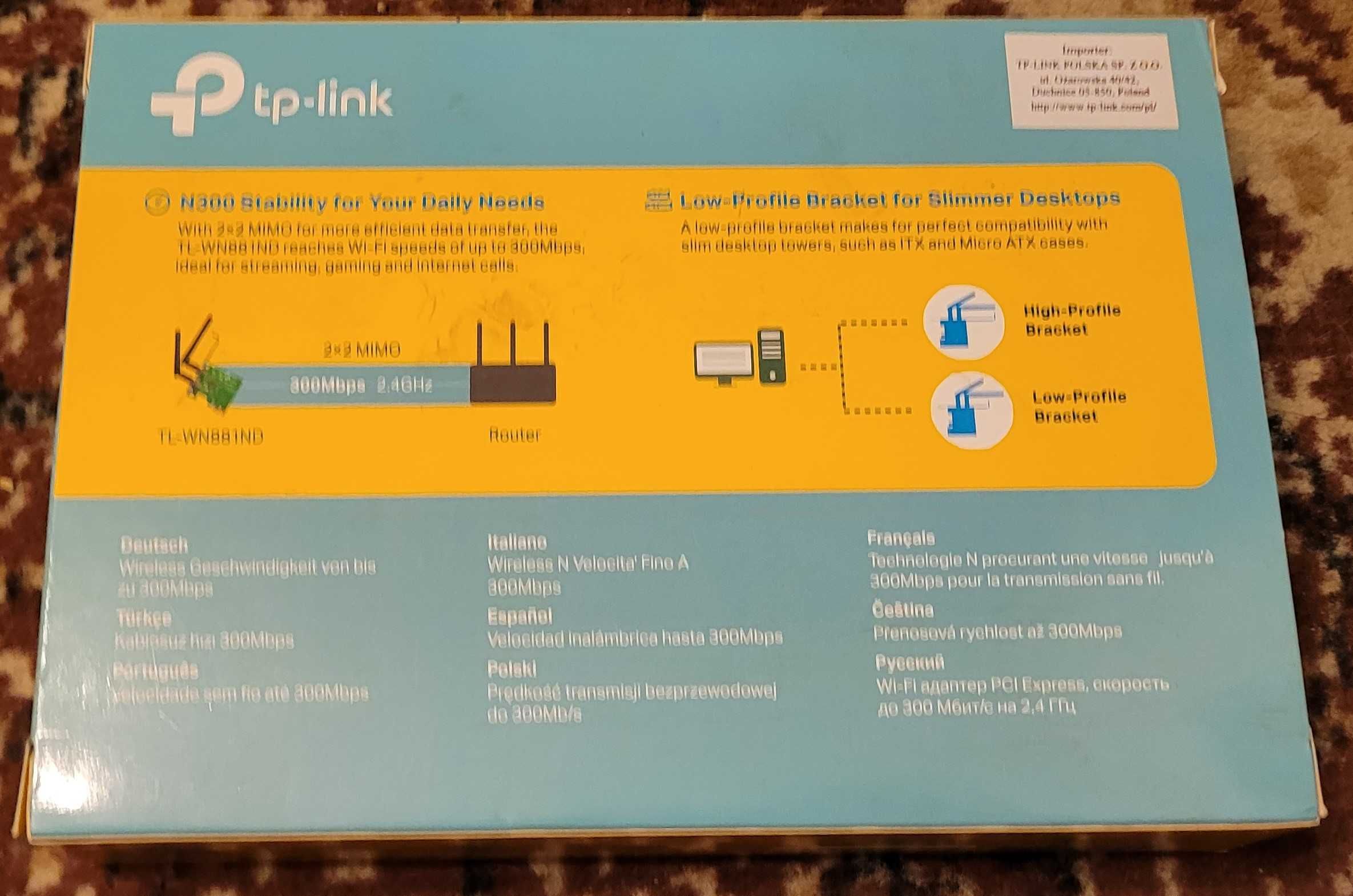 Tp-Link TL-WN881ND karta sieciowa wewnętrzna