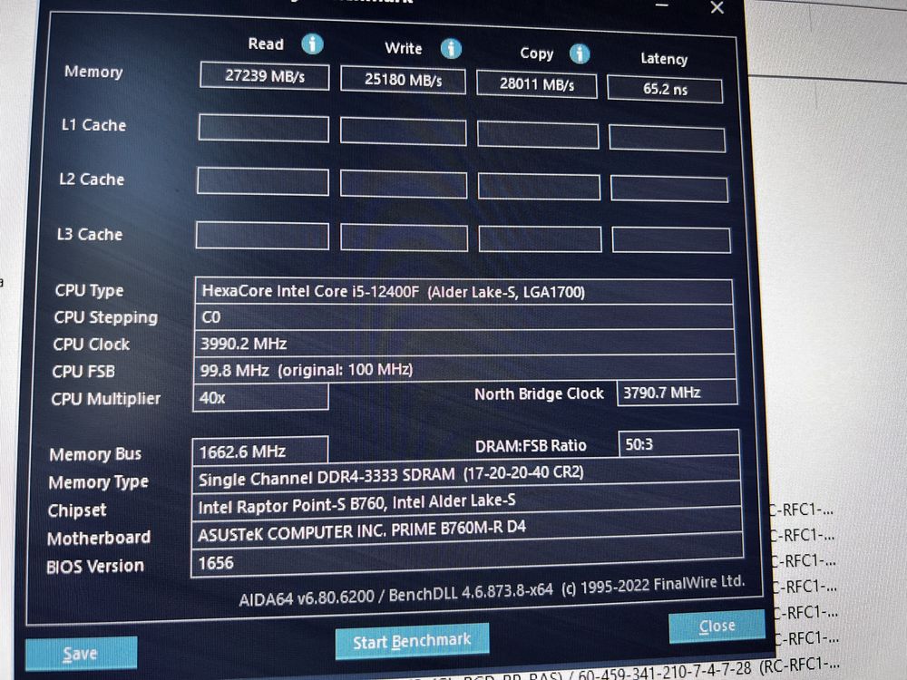 Gudga DDR4 1x16Gb 3200MHz