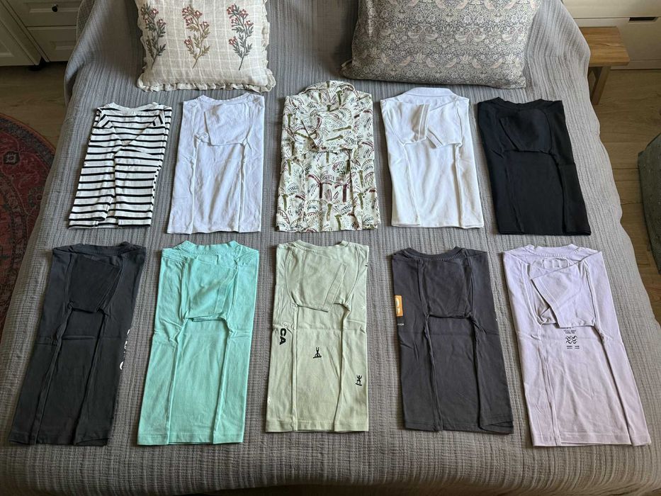 Paka 10 szt. różnych koszulek Zara r. 120/122