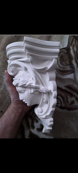 Декор из гипса, скульптура, панно, барельеф, лепнина