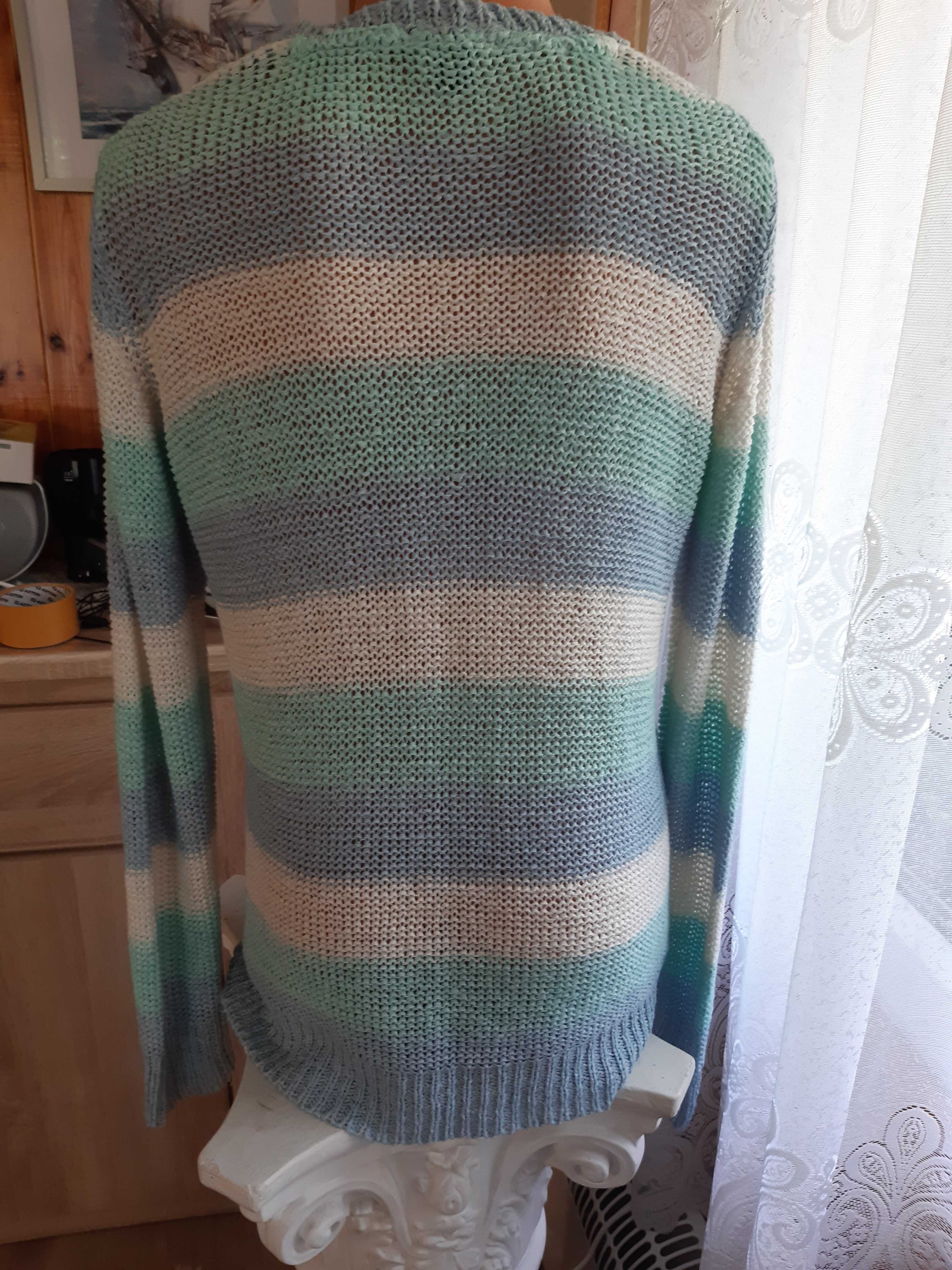 Sweter damski w paski r.40 Esmara